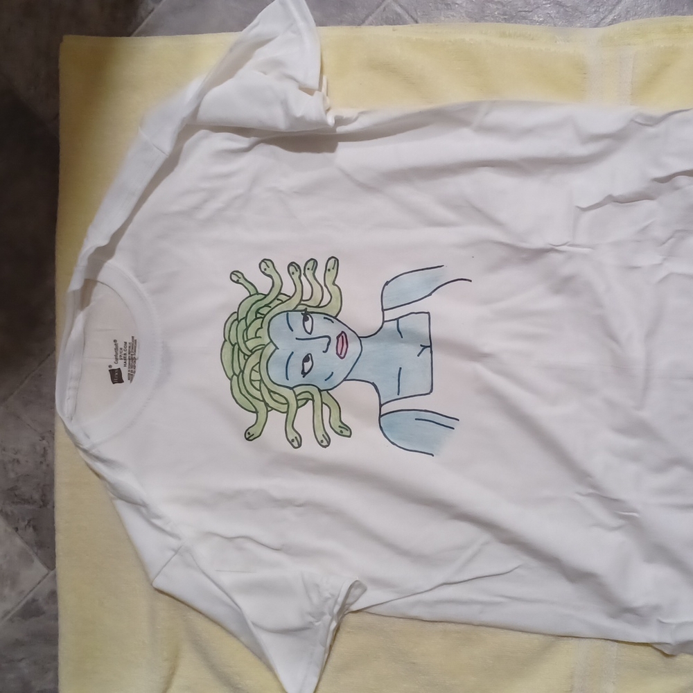 Iron on transfer tee shirt